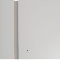 Slatwall panel 2400x1200 rozteč 100mm, Bílá
