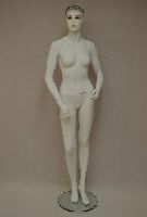 Dámska figurína bielá farba s hlavou