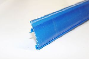 Cenovková lišta na police TEGO,modrá 1000x39mm