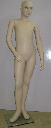 Detská figurína-dievča, výška 1,4m; telová farba