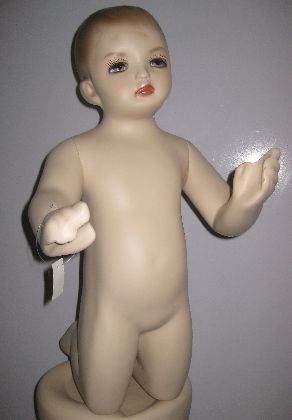 Detská figurina ,bábätko na kolenach výška 0,6m,