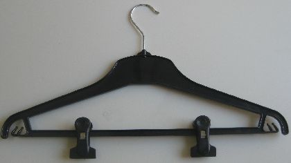 Kunststoff-Kleiderbügel mit Querstange, 45cm