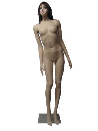 Dámska figurína, telová farba, s hlavou