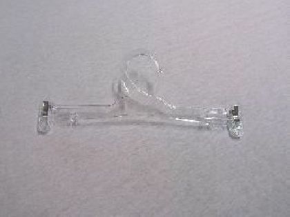 Průhledné plastové raminko na prádlo,délka 27cm. Se skřipci.