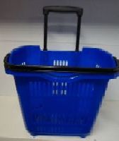 Plastic shopping basket.