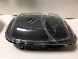 Víčko na misku 2dílná T2C45 /1050ml/125ks/2bal/kar