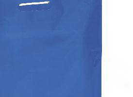 Modrá táška C  průhmat 380x450/40my/25ks/bal