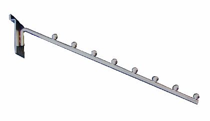 Slant arm Ø8 with balls.